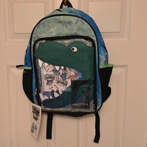 NWT Boys Dinosaur Backpack & Activity Set